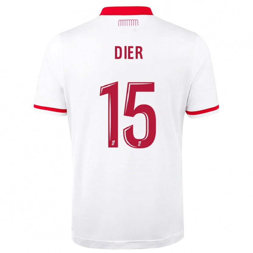 Danxen Niño Camiseta Eric Dier #15 Rojo Blanco 1ª Equipación 2026/27 La Camisa