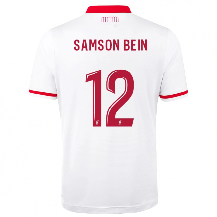 Danxen Niño Camiseta Sirak Bein #12 Rojo Blanco 1ª Equipación 2026/27 La Camisa