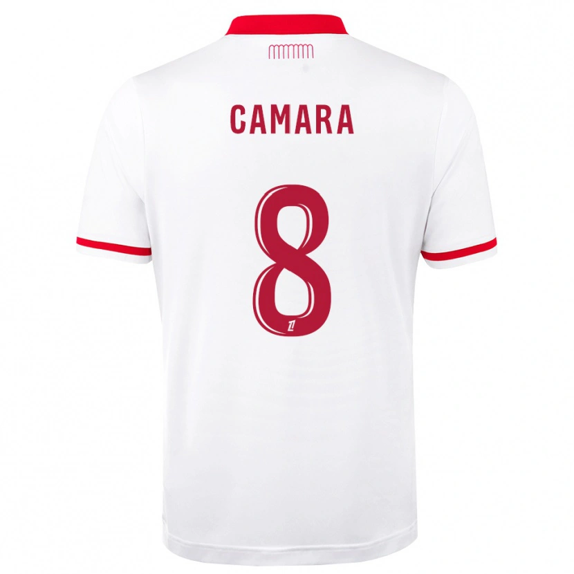 Danxen Niño Camiseta Lamine Camara #8 Rojo Blanco 1ª Equipación 2026/27 La Camisa