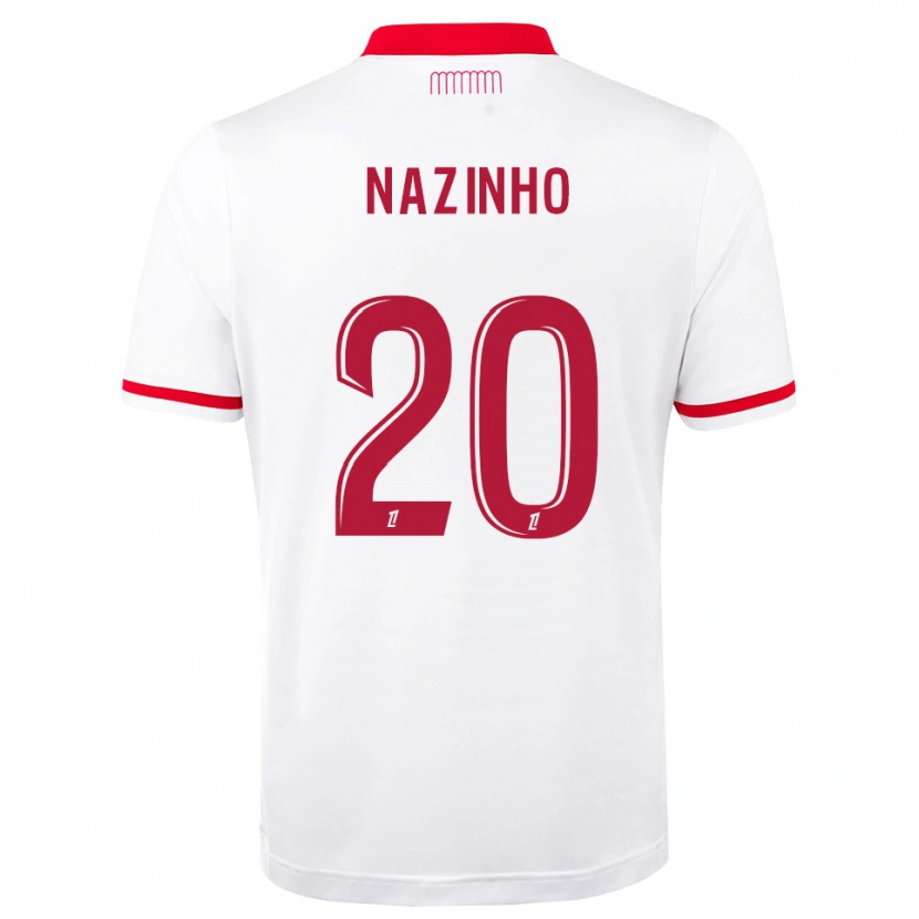Danxen Niño Camiseta Flávio Basilua Jacinto Dos Nazinho #20 Rojo Blanco 1ª Equipación 2026/27 La Camisa