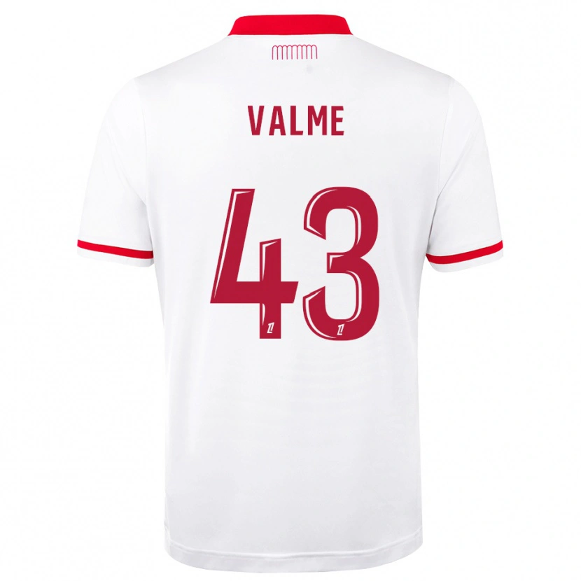 Danxen Niño Camiseta Ritchy Valme #43 Rojo Blanco 1ª Equipación 2026/27 La Camisa