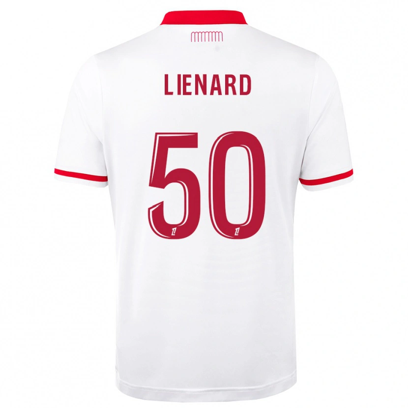 Danxen Niño Camiseta Yann Lienard #50 Rojo Blanco 1ª Equipación 2026/27 La Camisa