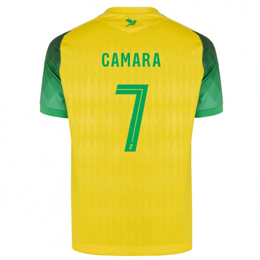 Danxen Niño Camiseta Klaus Camara #7 Amarillo Verde Rojo 1ª Equipación 2026/27 La Camisa
