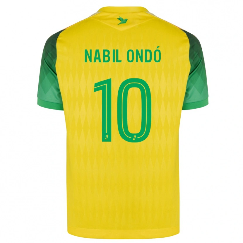Danxen Niño Camiseta José Nabil Ondó #10 Amarillo Verde Rojo 1ª Equipación 2026/27 La Camisa