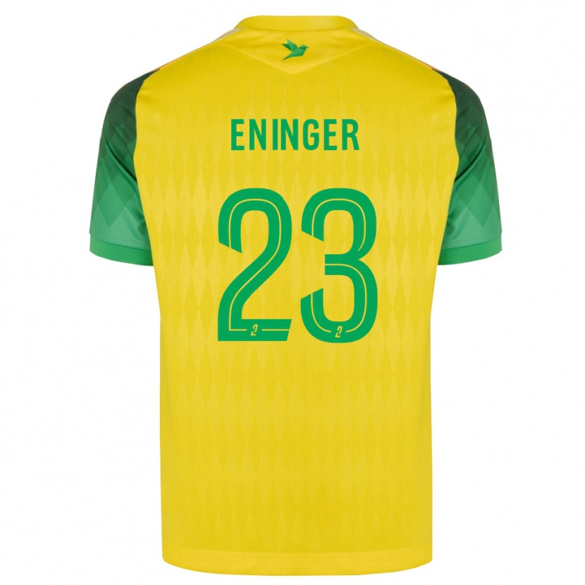 Danxen Niño Camiseta Thelma Eninger #23 Amarillo Verde Rojo 1ª Equipación 2026/27 La Camisa