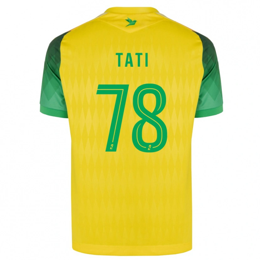 Danxen Niño Camiseta Tylel Tati #78 Amarillo Verde Rojo 1ª Equipación 2026/27 La Camisa