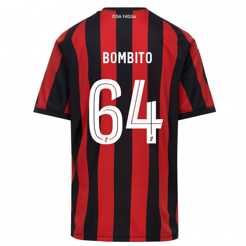 Danxen Niño Camiseta Moïse Bombito #64 Rojo Negro Blanco 1ª Equipación 2026/27 La Camisa