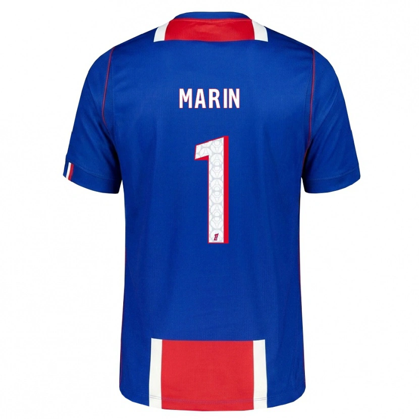 Danxen Niño Camiseta Renato Marin #1 Rojo Blanco Azul 1ª Equipación 2026/27 La Camisa