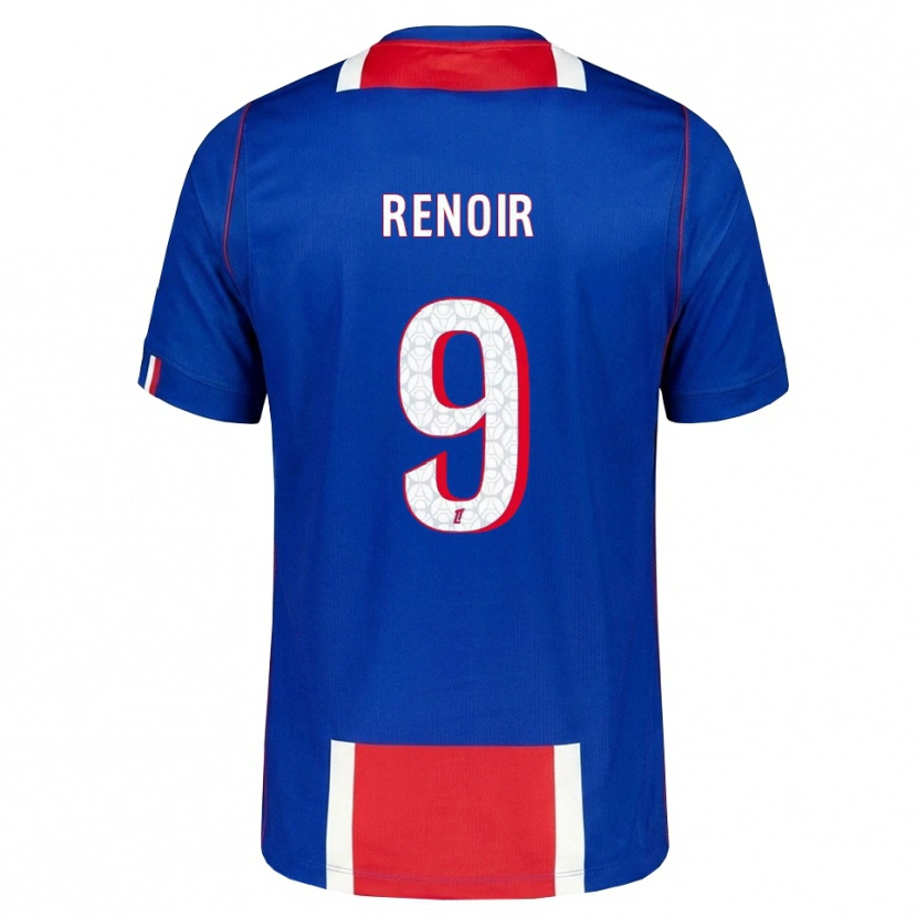Danxen Niño Camiseta Eddrick Renoir #9 Rojo Blanco Azul 1ª Equipación 2026/27 La Camisa