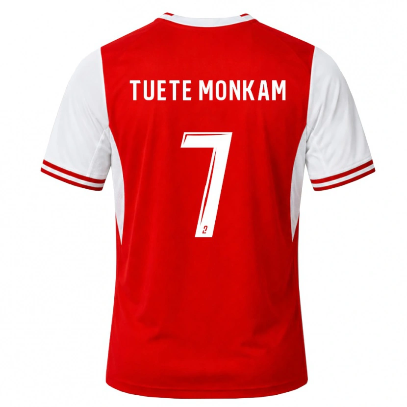 Danxen Niño Camiseta Malcolm Tuete Monkam #7 Rojo Blanco 1ª Equipación 2026/27 La Camisa
