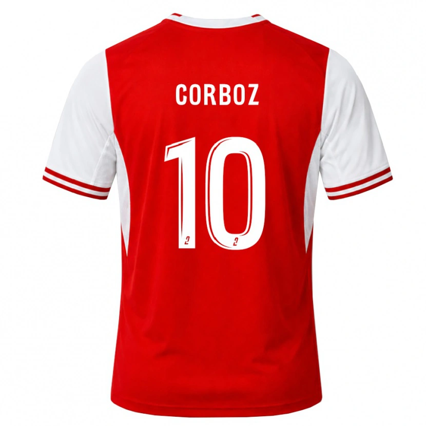 Danxen Niño Camiseta Rachel Corboz #10 Rojo Blanco 1ª Equipación 2026/27 La Camisa