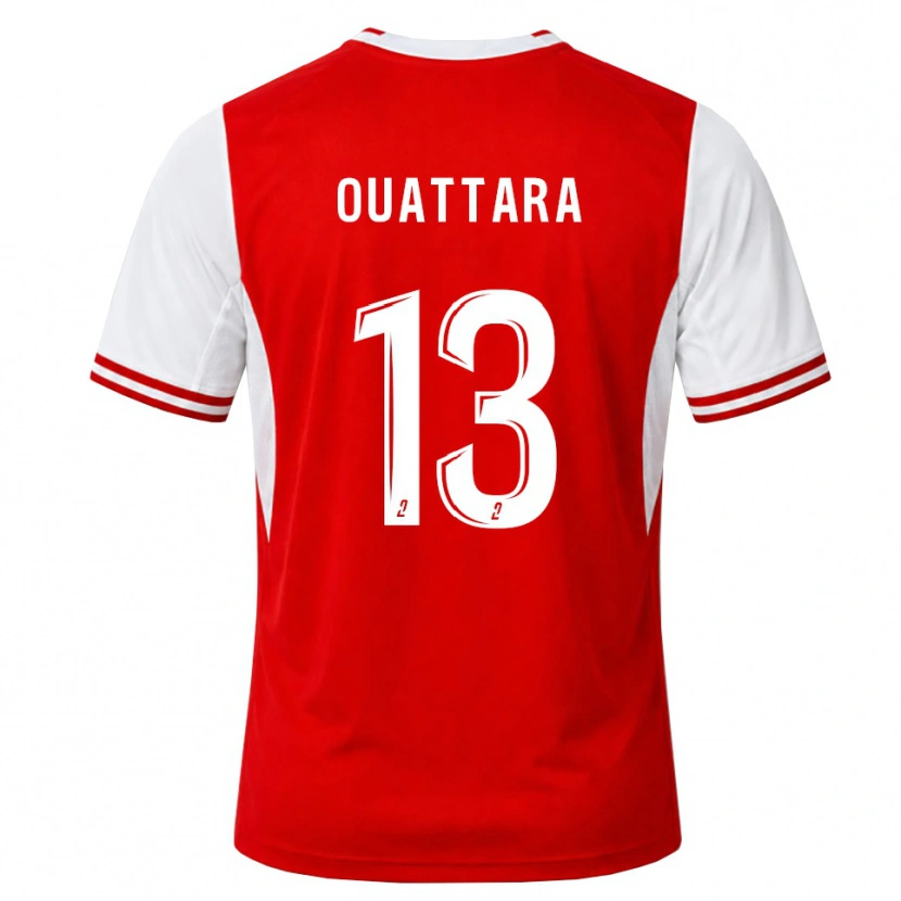 Danxen Niño Camiseta Abou Ouattara #13 Rojo Blanco 1ª Equipación 2026/27 La Camisa