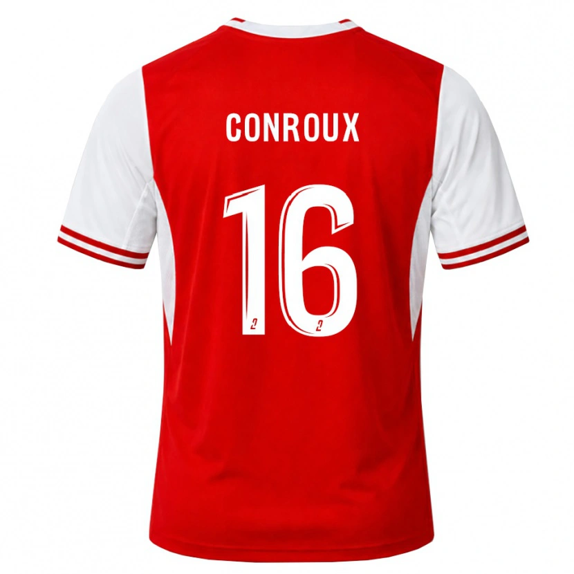 Danxen Niño Camiseta Antonin Conroux #16 Rojo Blanco 1ª Equipación 2026/27 La Camisa