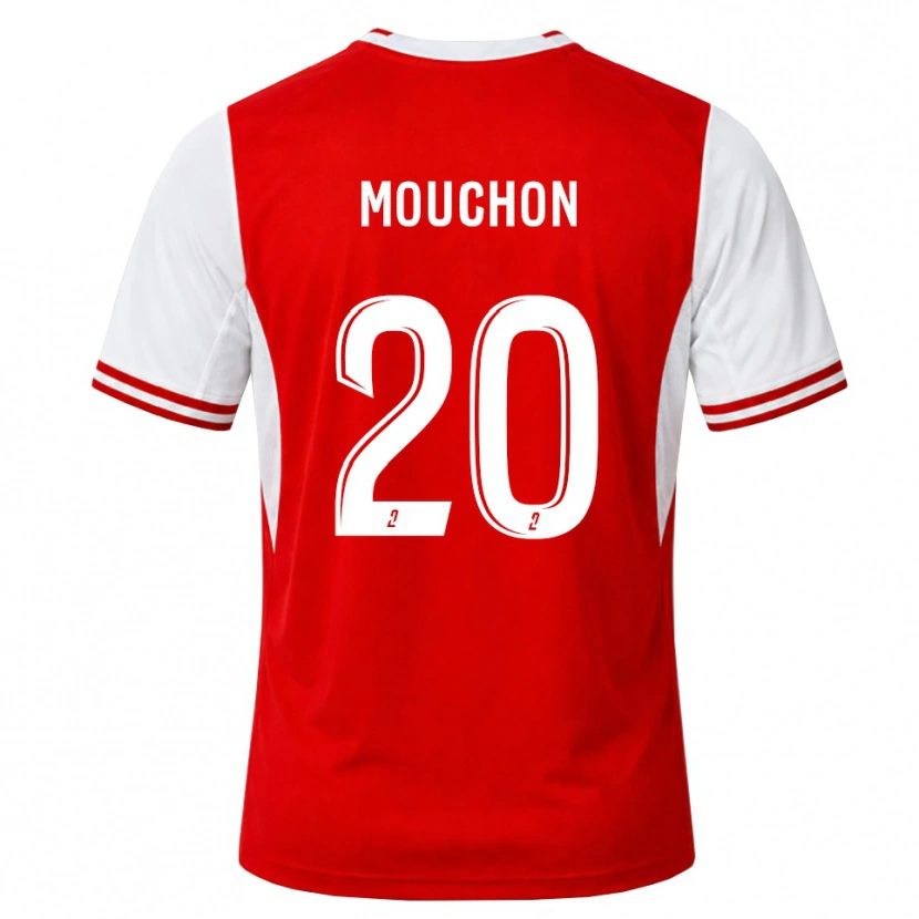 Danxen Niño Camiseta Noemie Mouchon #20 Rojo Blanco 1ª Equipación 2026/27 La Camisa