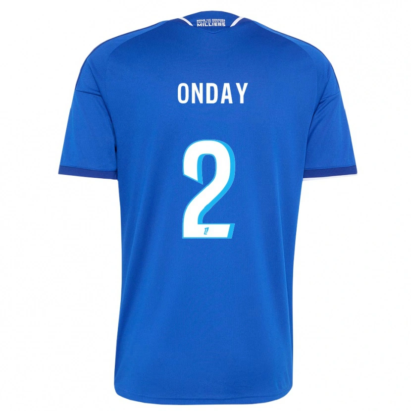 Danxen Niño Camiseta Georges Onday #2 Azul Real Blanco 1ª Equipación 2026/27 La Camisa