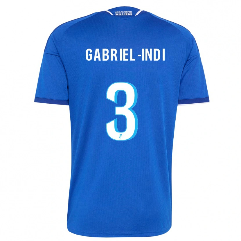 Danxen Niño Camiseta Amizade Gabriel-Indi #3 Azul Real Blanco 1ª Equipación 2026/27 La Camisa