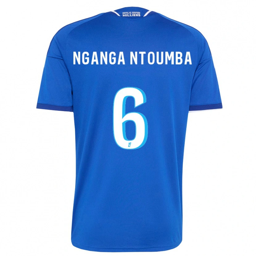 Danxen Niño Camiseta Monfils Nganga Ntoumba #6 Azul Real Blanco 1ª Equipación 2026/27 La Camisa