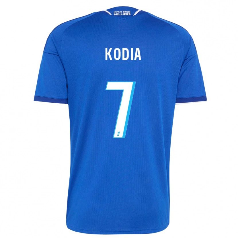 Danxen Niño Camiseta Ghianny Kodia #7 Azul Real Blanco 1ª Equipación 2026/27 La Camisa