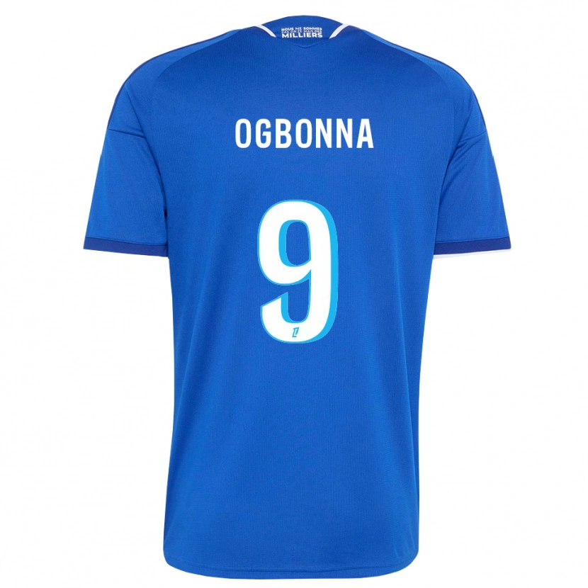Danxen Niño Camiseta Stanley Ogbonna #9 Azul Real Blanco 1ª Equipación 2026/27 La Camisa
