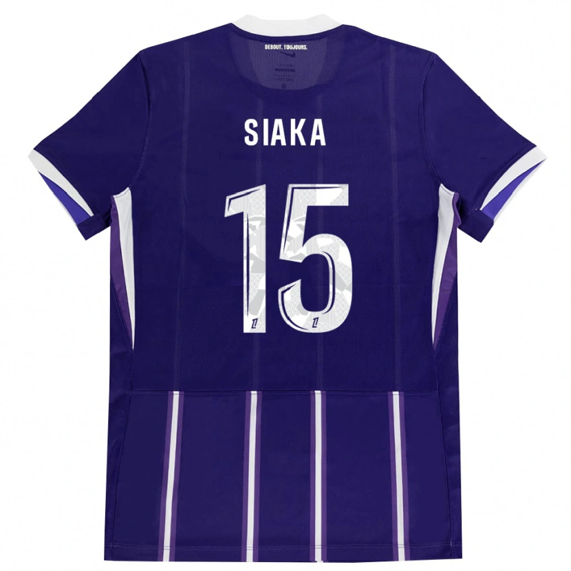 Danxen Niño Camiseta Nazihary Siaka #15 Morado Blanco 1ª Equipación 2026/27 La Camisa
