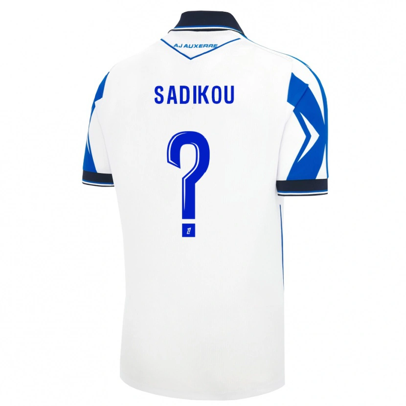 Danxen Niño Camiseta Milhad Sadikou #0 Negro Blanco Azul 1ª Equipación 2026/27 La Camisa