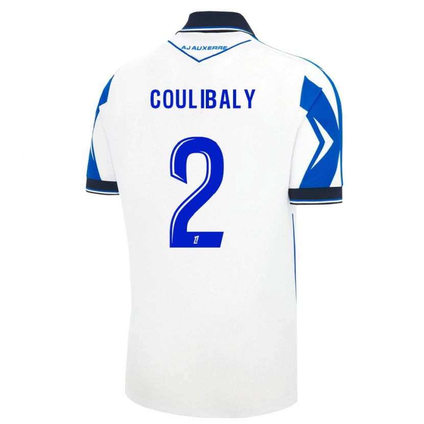 Danxen Niño Camiseta Mohamed Coulibaly #2 Negro Blanco Azul 1ª Equipación 2026/27 La Camisa