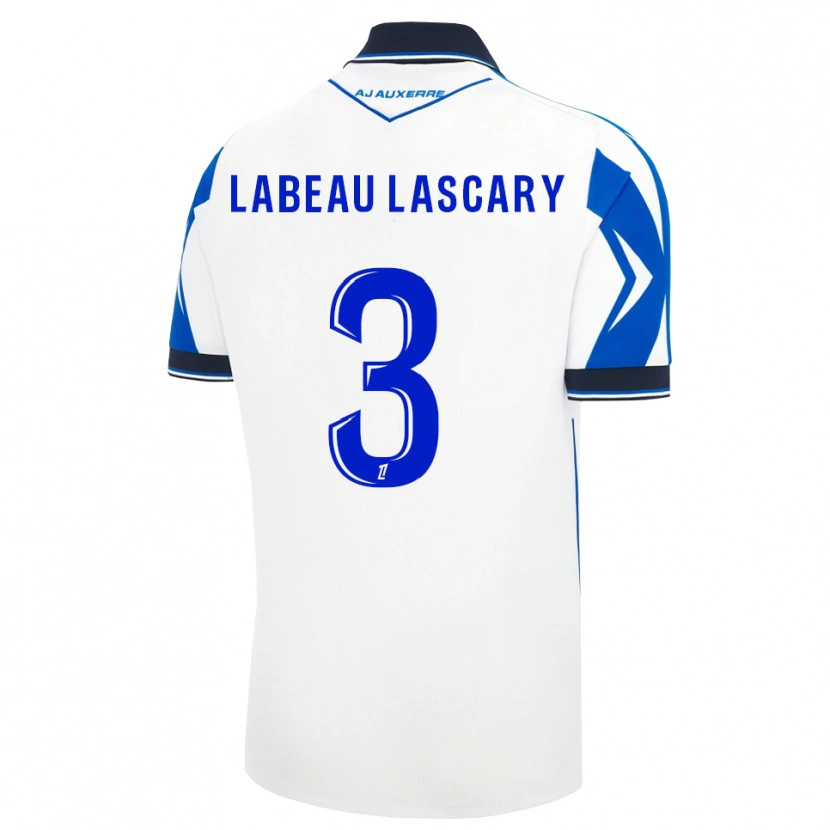 Danxen Niño Camiseta Rémy Labeau Lascary #3 Negro Blanco Azul 1ª Equipación 2026/27 La Camisa