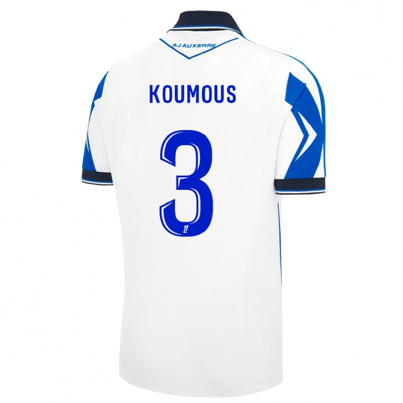Danxen Niño Camiseta Ken Koumous #3 Negro Blanco Azul 1ª Equipación 2026/27 La Camisa