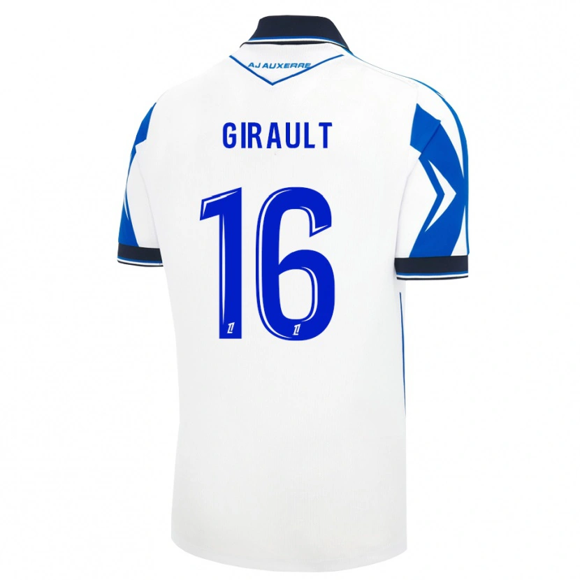 Danxen Niño Camiseta Arthur Girault #16 Negro Blanco Azul 1ª Equipación 2026/27 La Camisa