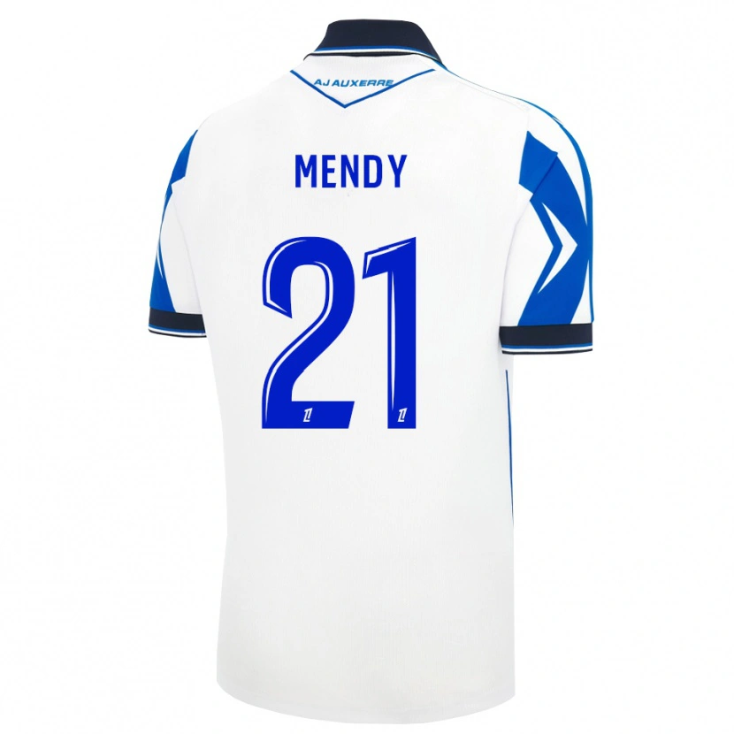 Danxen Niño Camiseta Tony Mendy #21 Negro Blanco Azul 1ª Equipación 2026/27 La Camisa