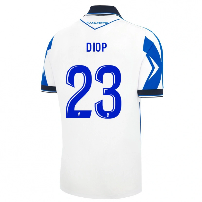 Danxen Niño Camiseta Mamadou Diop #23 Negro Blanco Azul 1ª Equipación 2026/27 La Camisa