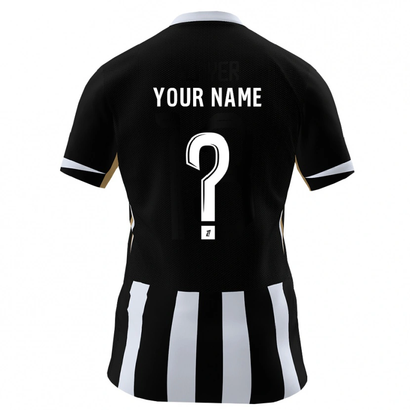 Danxen Niño Camiseta Su Nombre #0 Negro Azul 1ª Equipación 2026/27 La Camisa