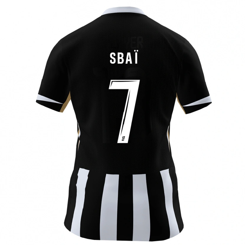 Danxen Niño Camiseta Amine Sbaï #7 Negro Azul 1ª Equipación 2026/27 La Camisa