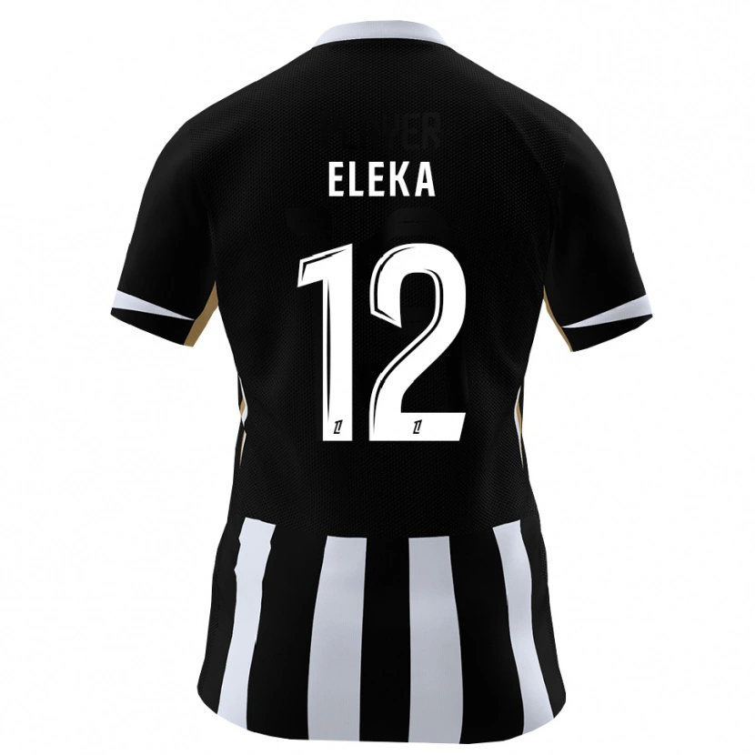 Danxen Niño Camiseta Nathan Eleka #12 Negro Azul 1ª Equipación 2026/27 La Camisa