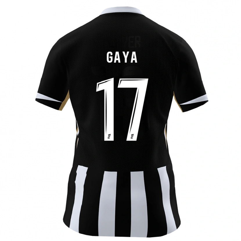 Danxen Niño Camiseta Yacine Gaya #17 Negro Azul 1ª Equipación 2026/27 La Camisa