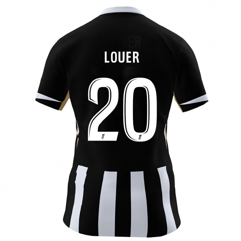Danxen Niño Camiseta Marius Louër #20 Negro Azul 1ª Equipación 2026/27 La Camisa