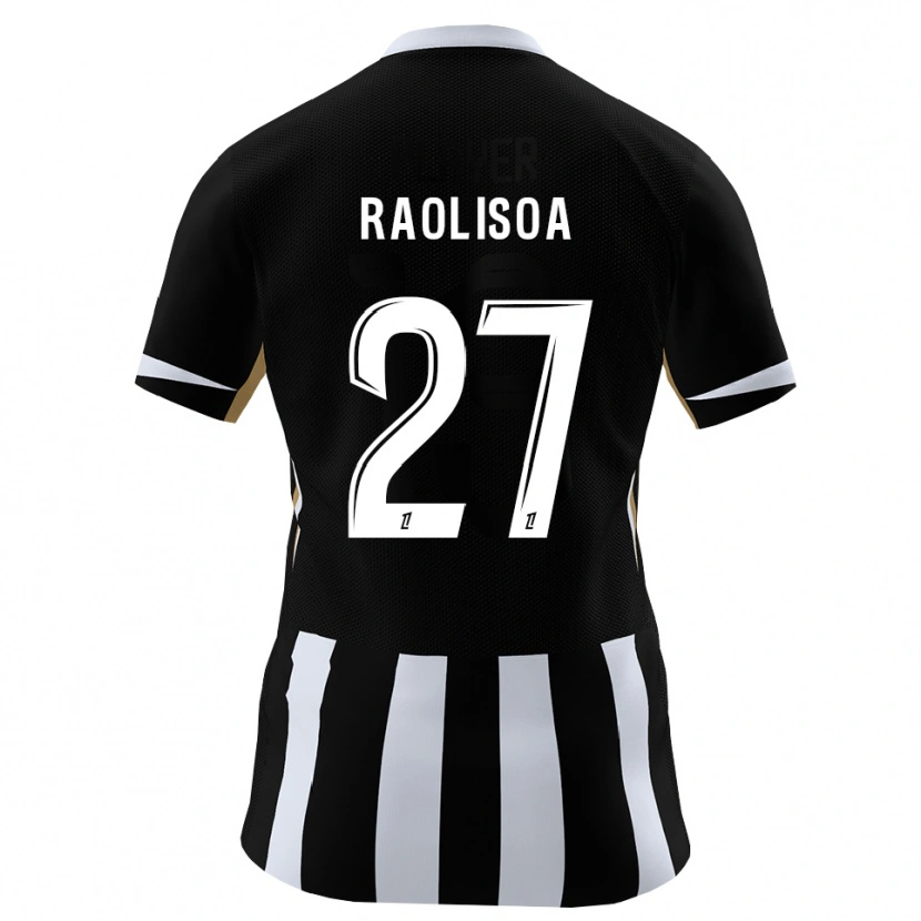 Danxen Niño Camiseta Lilian Raolisoa #27 Negro Azul 1ª Equipación 2026/27 La Camisa