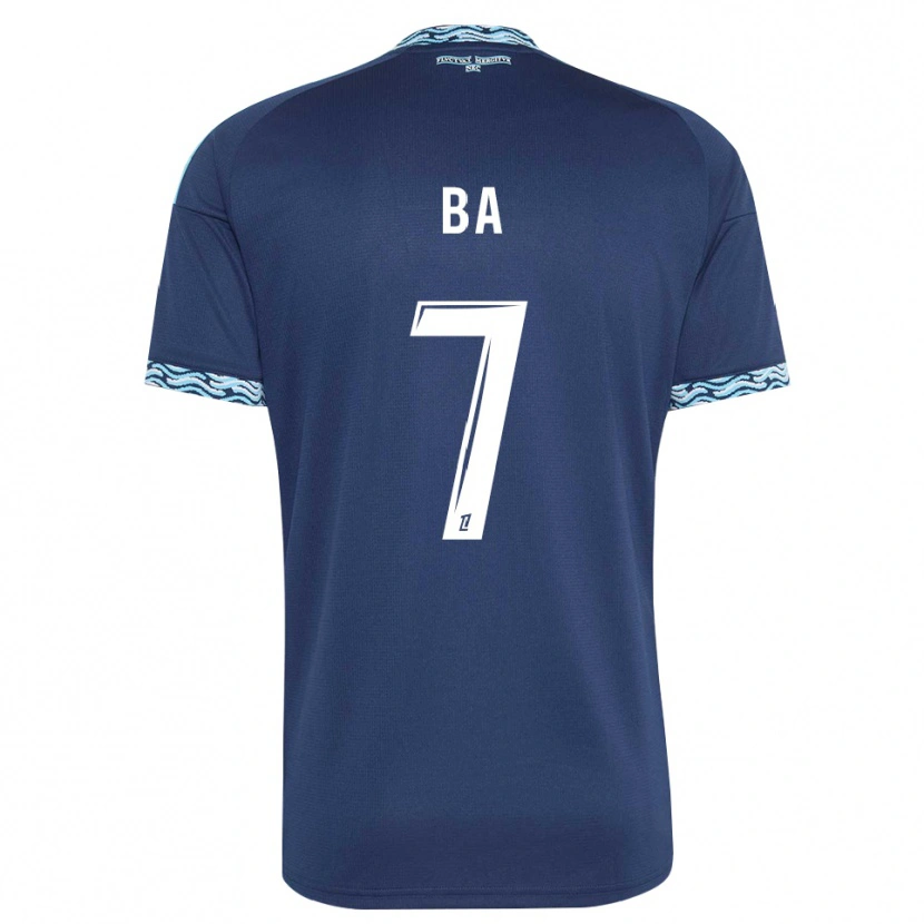 Danxen Niño Camiseta Mohamed Ba #7 Azul Acero Blanco 1ª Equipación 2026/27 La Camisa