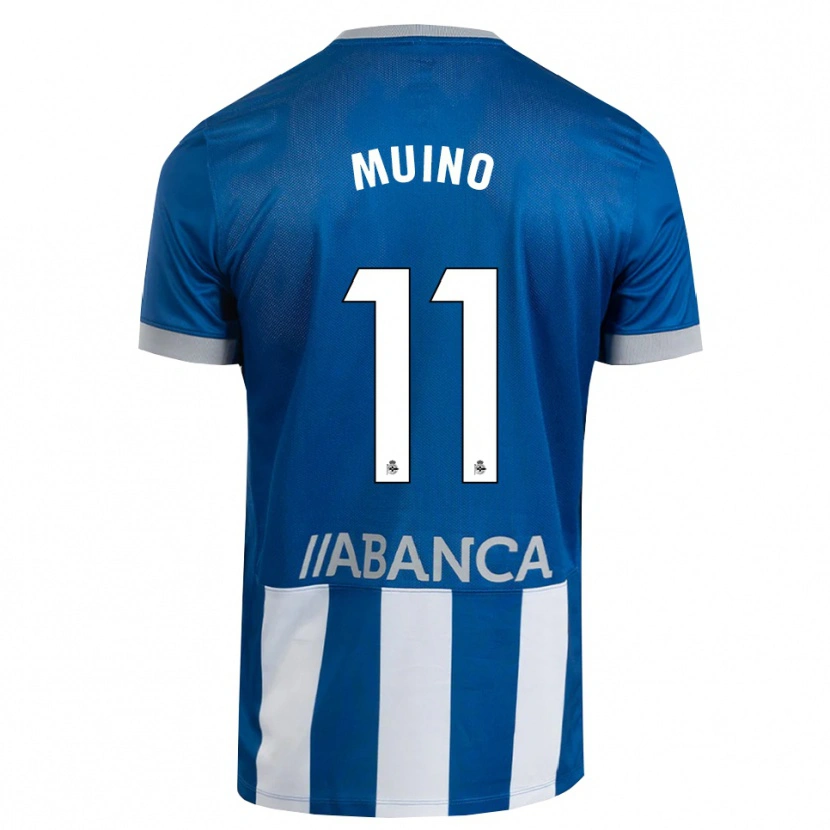 Danxen Niño Camiseta Rosalía Muiño #11 Azul Gris Blanco 1ª Equipación 2026/27 La Camisa