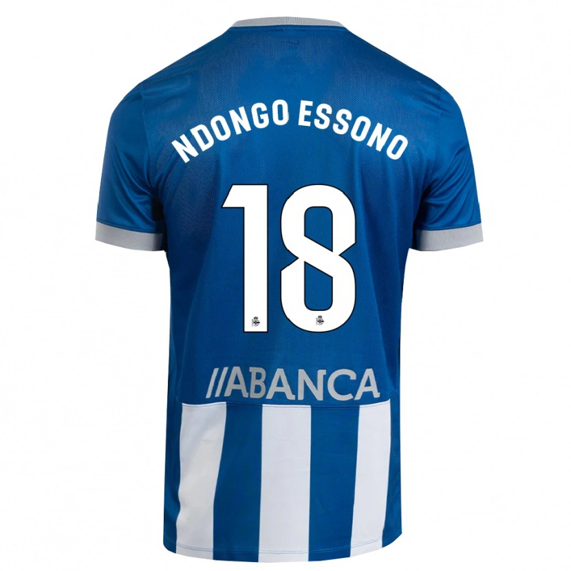 Danxen Niño Camiseta Rodrigue Dipanda #18 Azul Gris Blanco 1ª Equipación 2026/27 La Camisa