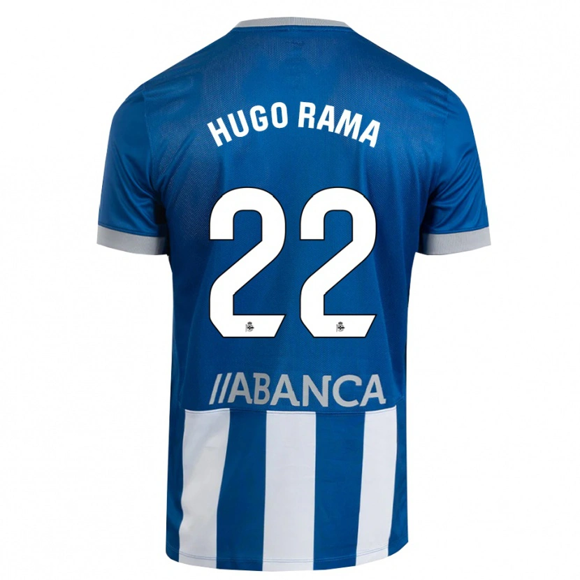 Danxen Niño Camiseta Hugo Rama #22 Azul Gris Blanco 1ª Equipación 2026/27 La Camisa