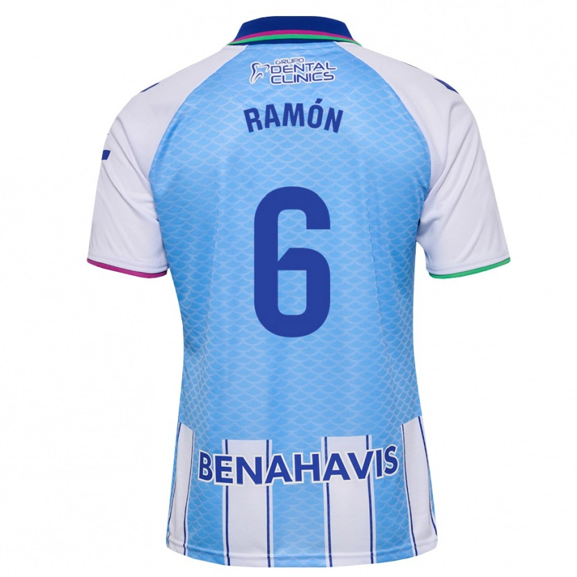 Danxen Niño Camiseta Ramón Enríquez #6 Azul Cielo Profundo Blanco 1ª Equipación 2026/27 La Camisa