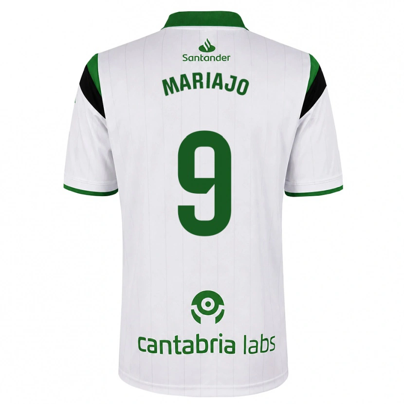Danxen Niño Camiseta María José Gutiérrez Díaz #9 Blanco Verde Negro 1ª Equipación 2026/27 La Camisa