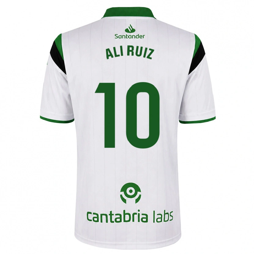 Danxen Niño Camiseta Alicia Ruiz Pascua #10 Blanco Verde Negro 1ª Equipación 2026/27 La Camisa