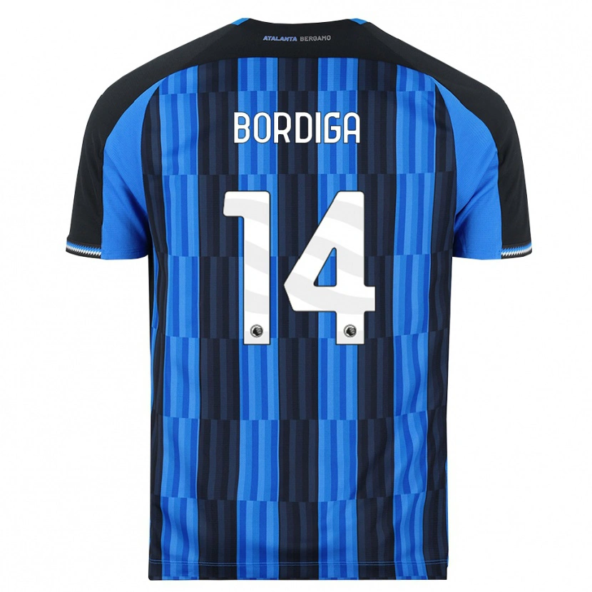 Danxen Niño Camiseta Michele Bordiga #14 Azul Negro Rojo 1ª Equipación 2026/27 La Camisa