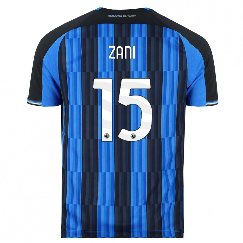 Danxen Niño Camiseta Filippo Zani #15 Azul Negro Rojo 1ª Equipación 2026/27 La Camisa