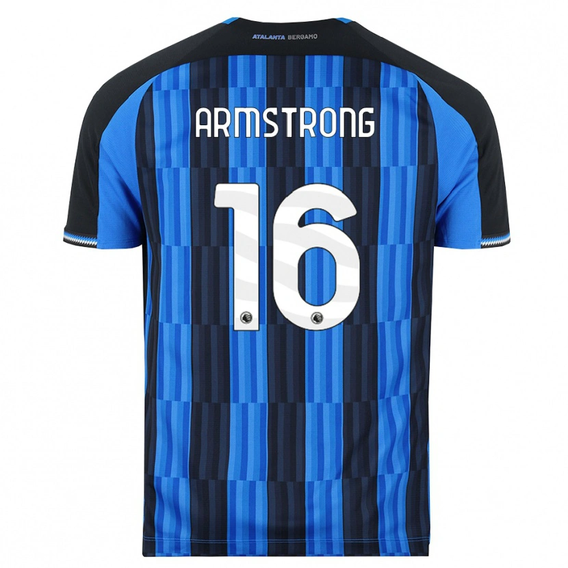 Danxen Niño Camiseta Daniel Armstrong #16 Azul Negro Rojo 1ª Equipación 2026/27 La Camisa