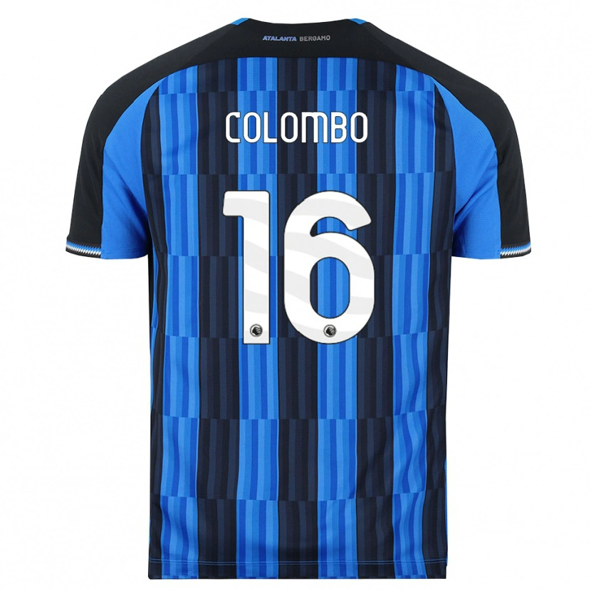 Danxen Niño Camiseta William Colombo #16 Azul Negro Rojo 1ª Equipación 2026/27 La Camisa