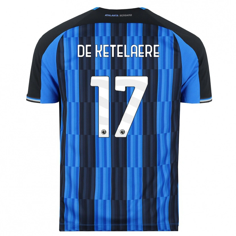Danxen Niño Camiseta Charles De Ketelaere #17 Azul Negro Rojo 1ª Equipación 2026/27 La Camisa