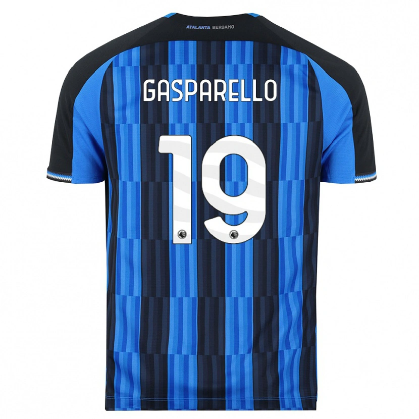 Danxen Niño Camiseta Francesco Gasparello #19 Azul Negro Rojo 1ª Equipación 2026/27 La Camisa
